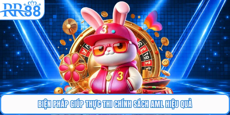 Biện pháp giúp thực thi chính sách AML hiệu quả